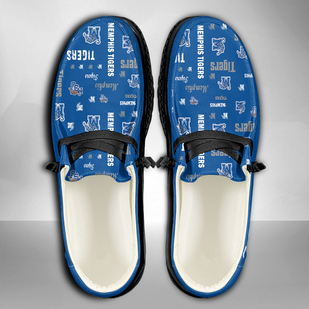 NCAA Memphis Tigers Custom Name Hey Dude Shoes 06 M79