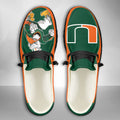 NCAA Miami Hurricanes - Custom Name Hey Dude Shoes 02