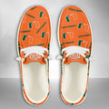 NCAA Miami Hurricanes - Custom Name Hey Dude Shoes 02