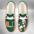 NCAA Miami Hurricanes - Custom Name Hey Dude Shoes 02