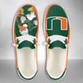 NCAA Miami Hurricanes - Custom Name Hey Dude Shoes 02