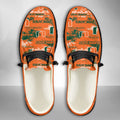 NCAA Miami Hurricanes Custom Name Hey Dude Shoes 05 M22
