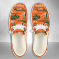 NCAA Miami Hurricanes Custom Name Hey Dude Shoes 05 M22