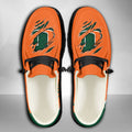 NCAA Miami Hurricanes Custom Name Hey Dude Shoes 06 M7