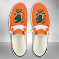 NCAA Miami Hurricanes Custom Name Hey Dude Shoes 06 M7