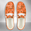 NCAA Miami Hurricanes Custom Name Hey Dude Shoes 06 M79