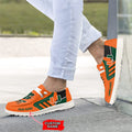 NCAA Miami Hurricanes Custom Name Hey Dude Shoes 07 M7