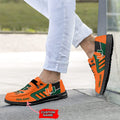 NCAA Miami Hurricanes Custom Name Hey Dude Shoes 07 M7