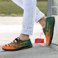 NCAA Miami Hurricanes Custom Name Hey Dude Shoes 07 M79