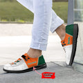 NCAA Miami Hurricanes Custom Name Hey Dude Shoes 09 M79