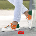 NCAA Miami Hurricanes Custom Name Hey Dude Shoes 09 M79