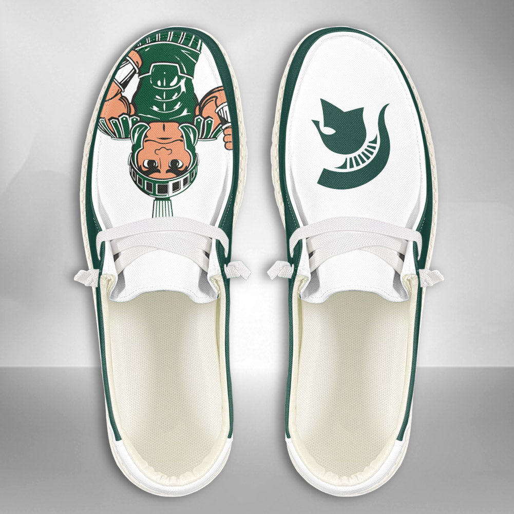 NCAA Michigan State Spartans - Custom Name Hey Dude Shoes 02
