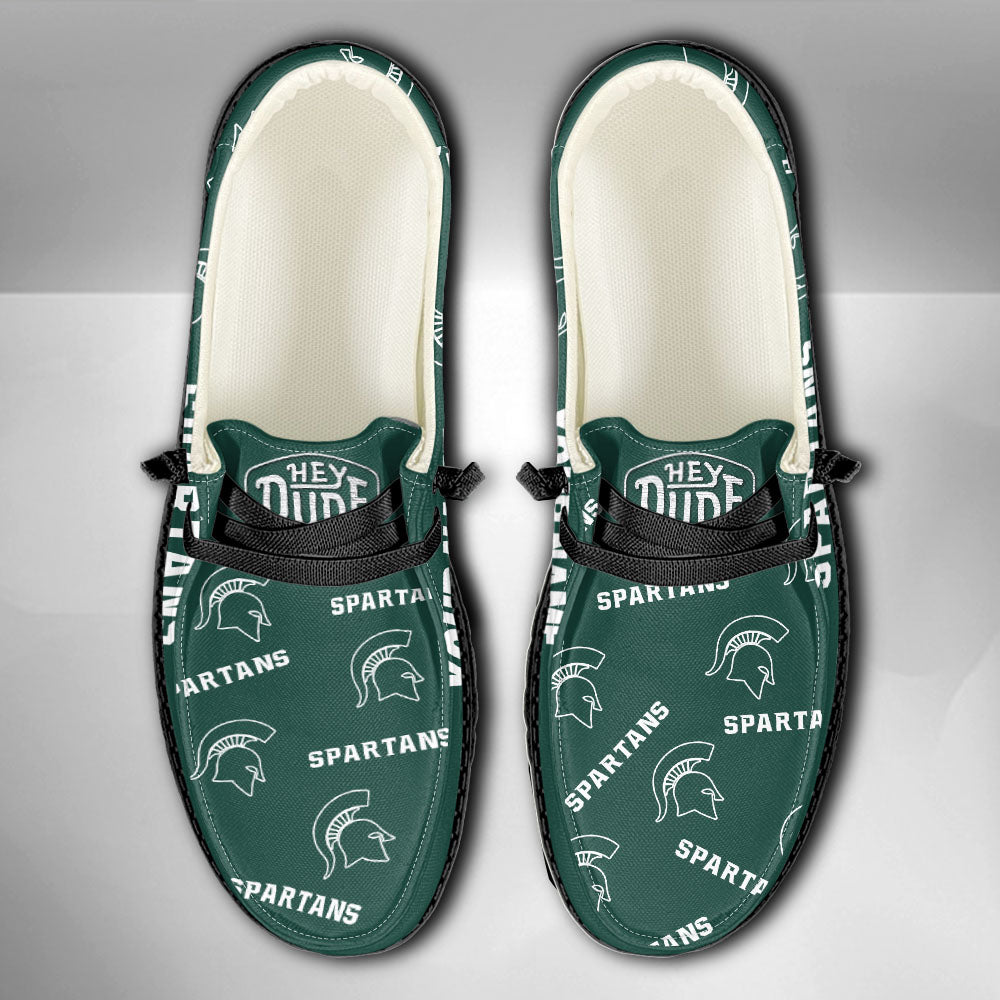 NCAA Michigan State Spartans - Custom Name Hey Dude Shoes X03