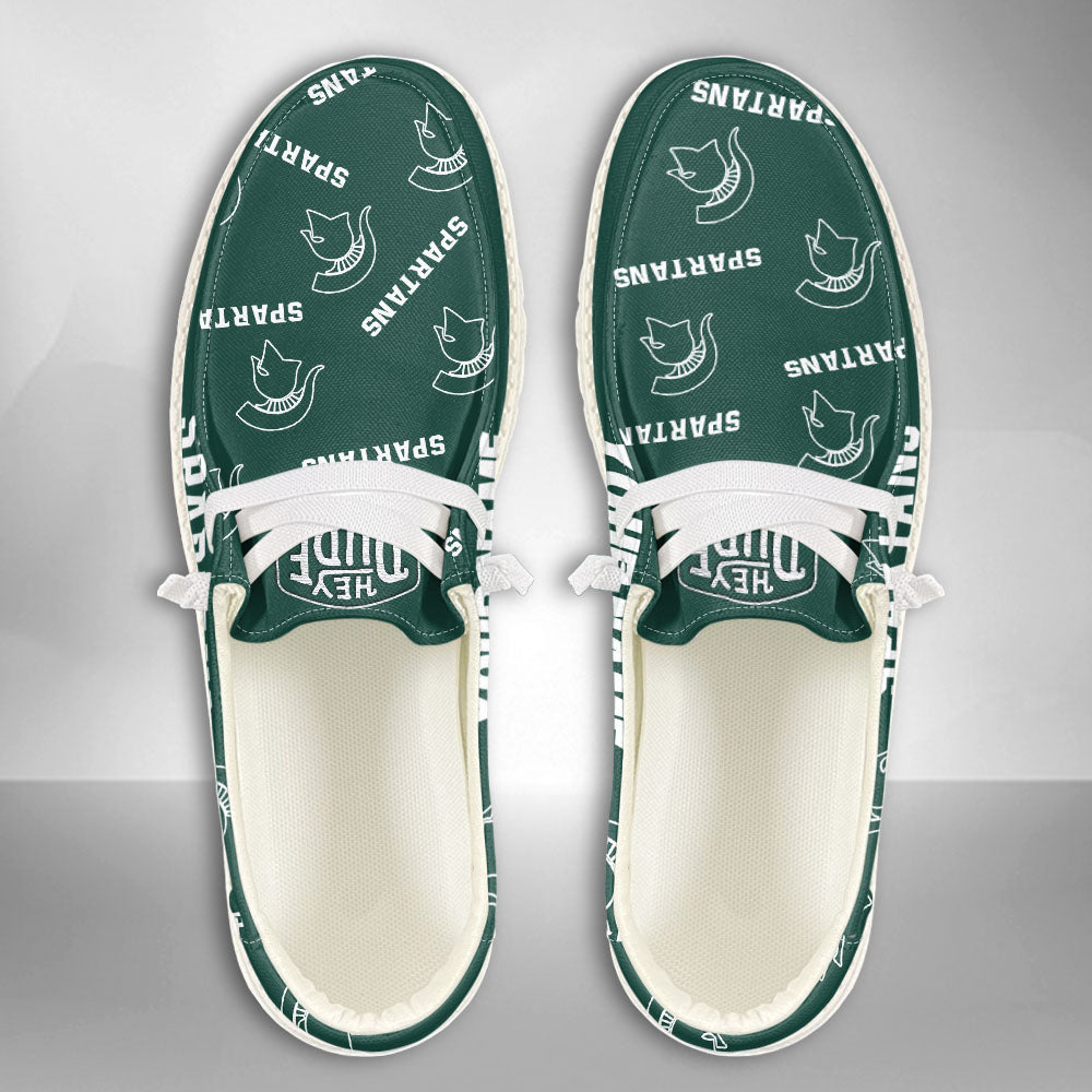 NCAA Michigan State Spartans - Custom Name Hey Dude Shoes X03