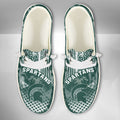 NCAA Michigan State Spartans Custom Name Hey Dude Shoes 03 M7