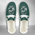NCAA Michigan State Spartans Custom Name Hey Dude Shoes 06