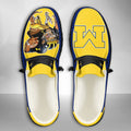 NCAA Michigan Wolverines - Custom Name Hey Dude Shoes 02