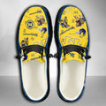 NCAA Michigan Wolverines Custom Name Hey Dude Shoes 01 M7