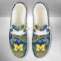 NCAA Michigan Wolverines Custom Name Hey Dude Shoes 03 M7