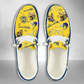 NCAA Michigan Wolverines Custom Name Hey Dude Shoes 04