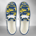 NCAA Michigan Wolverines Custom Name Hey Dude Shoes 05 M22