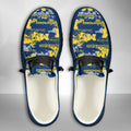 NCAA Michigan Wolverines Custom Name Hey Dude Shoes 05 M22