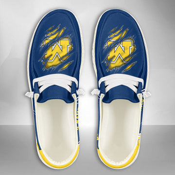 NCAA Michigan Wolverines Custom Name Hey Dude Shoes 06 M7