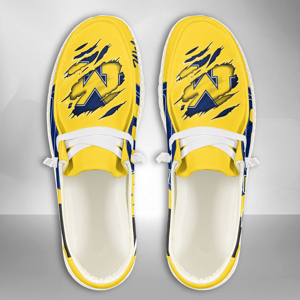 NCAA Michigan Wolverines Custom Name Hey Dude Shoes 07 M7