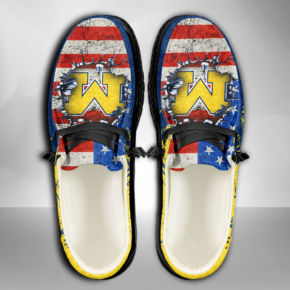 NCAA Michigan Wolverines Custom Name Hey Dude Shoes 07 M79