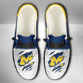 NCAA Michigan Wolverines Custom Name Hey Dude Shoes 09 M79