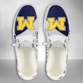NCAA Michigan Wolverines Custom Name Hey Dude Shoes 13 M79