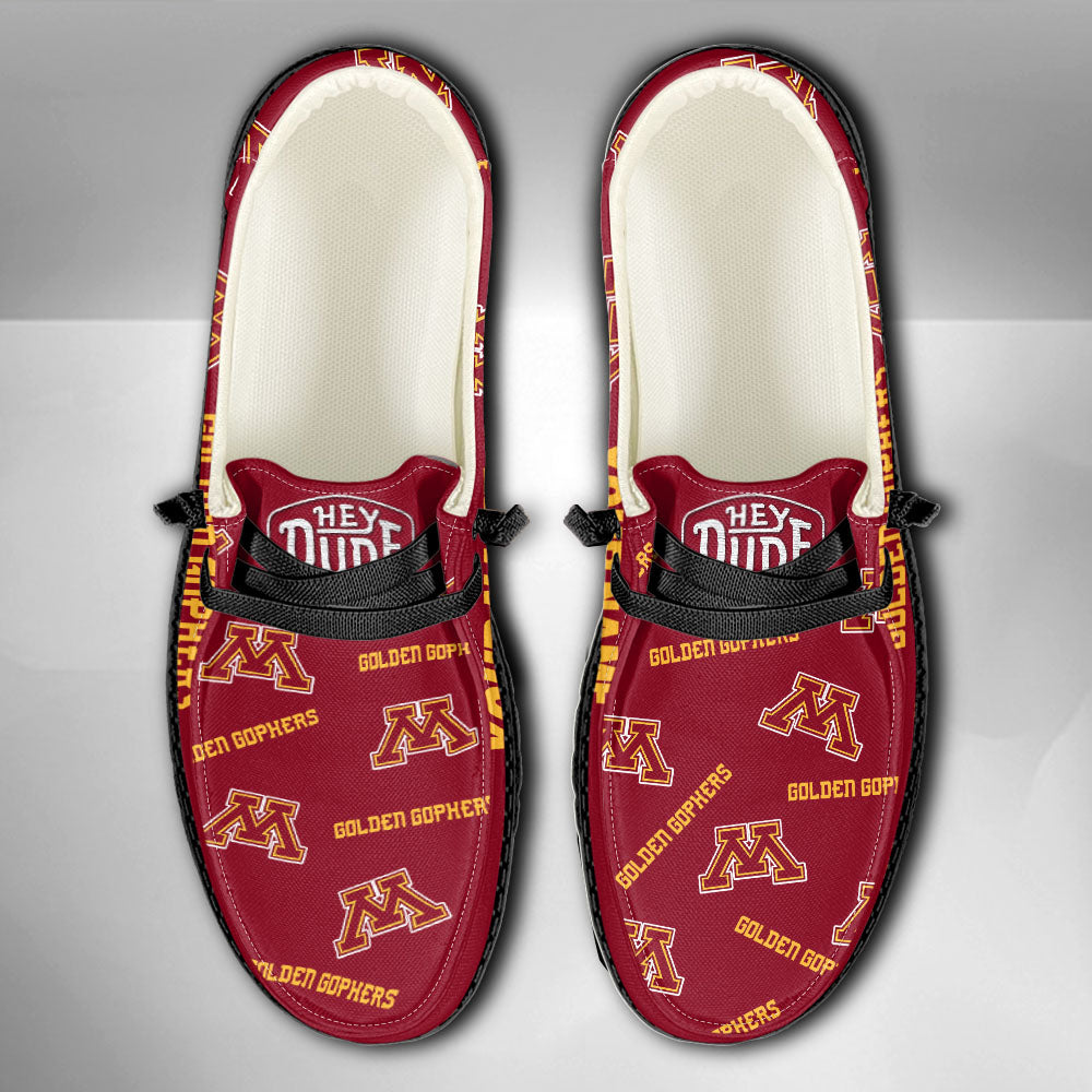 NCAA Minnesota Golden Gophers - Custom Name Hey Dude Shoes X03