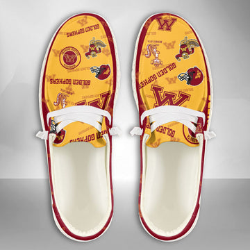 NCAA Minnesota Golden Gophers Custom Name Hey Dude Shoes 02 M12