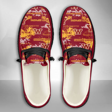 NCAA Minnesota Golden Gophers Custom Name Hey Dude Shoes 05 M7