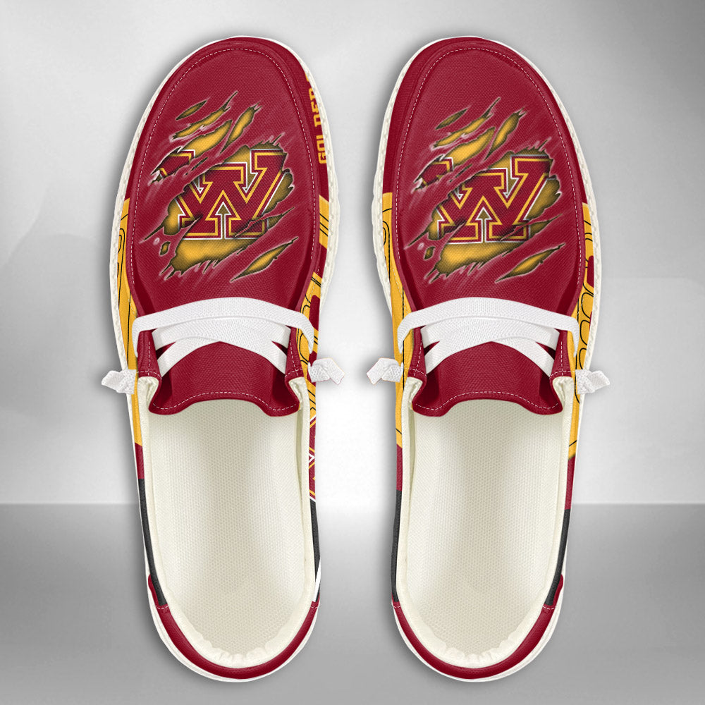 NCAA Minnesota Golden Gophers Custom Name Hey Dude Shoes 07 M7