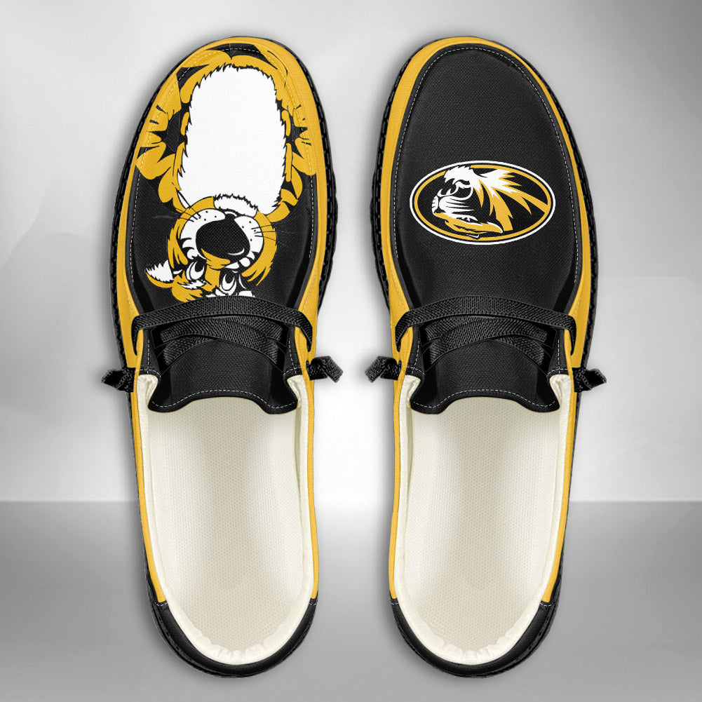 NCAA Missouri Tigers - Custom Name Hey Dude Shoes 02