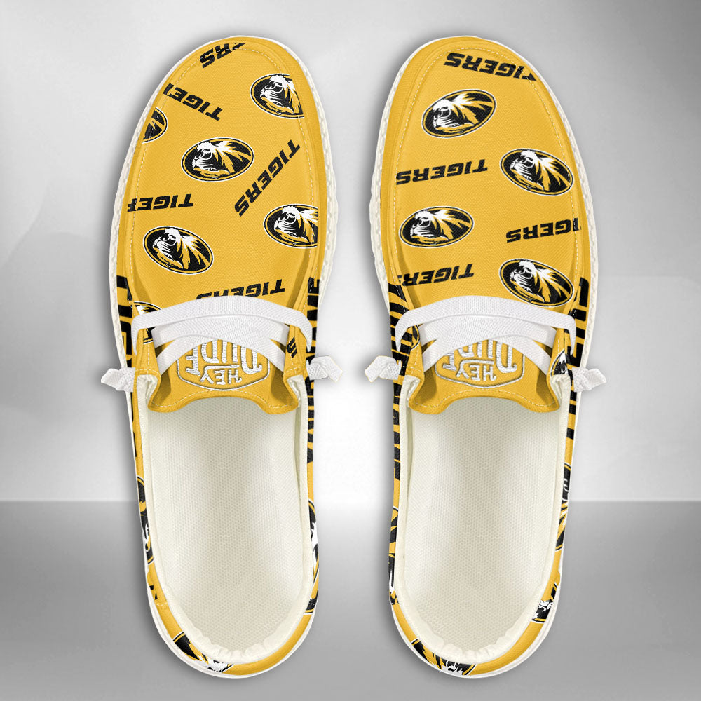 NCAA Missouri Tigers - Custom Name Hey Dude Shoes X03