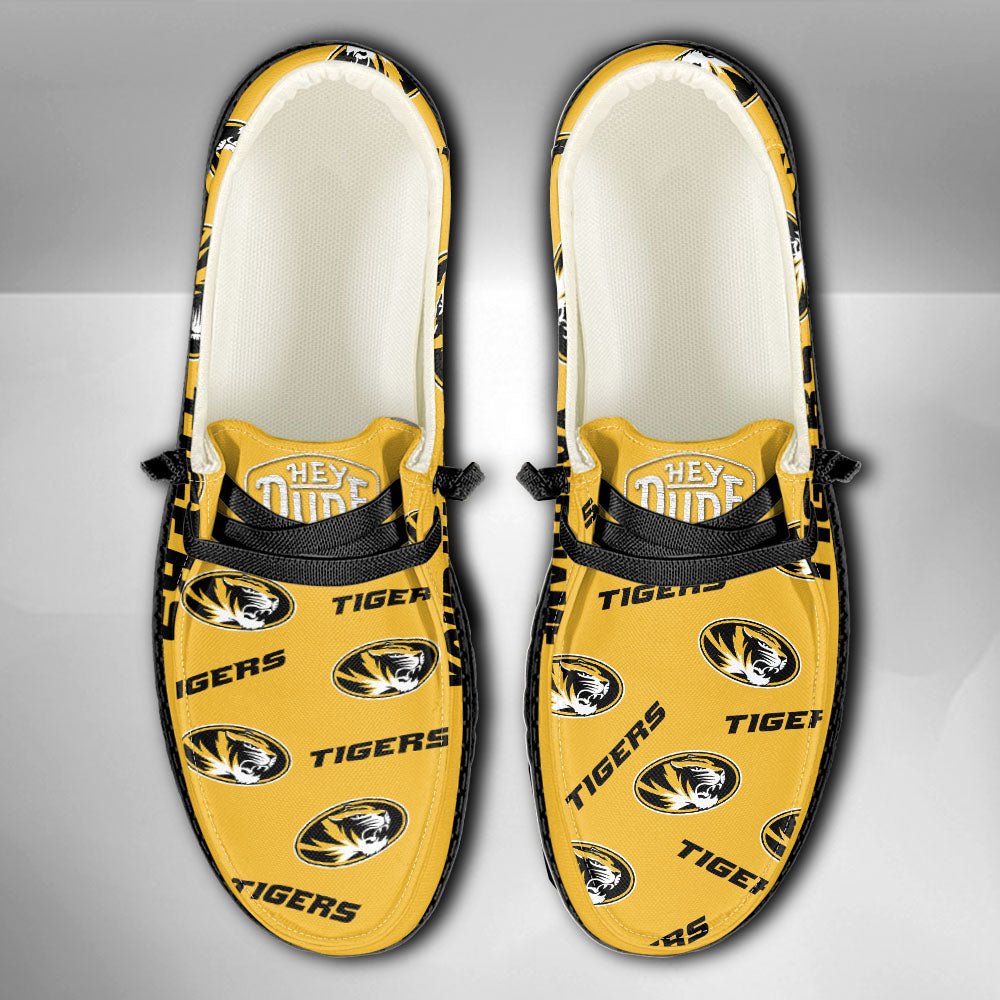 NCAA Missouri Tigers - Custom Name Hey Dude Shoes X03