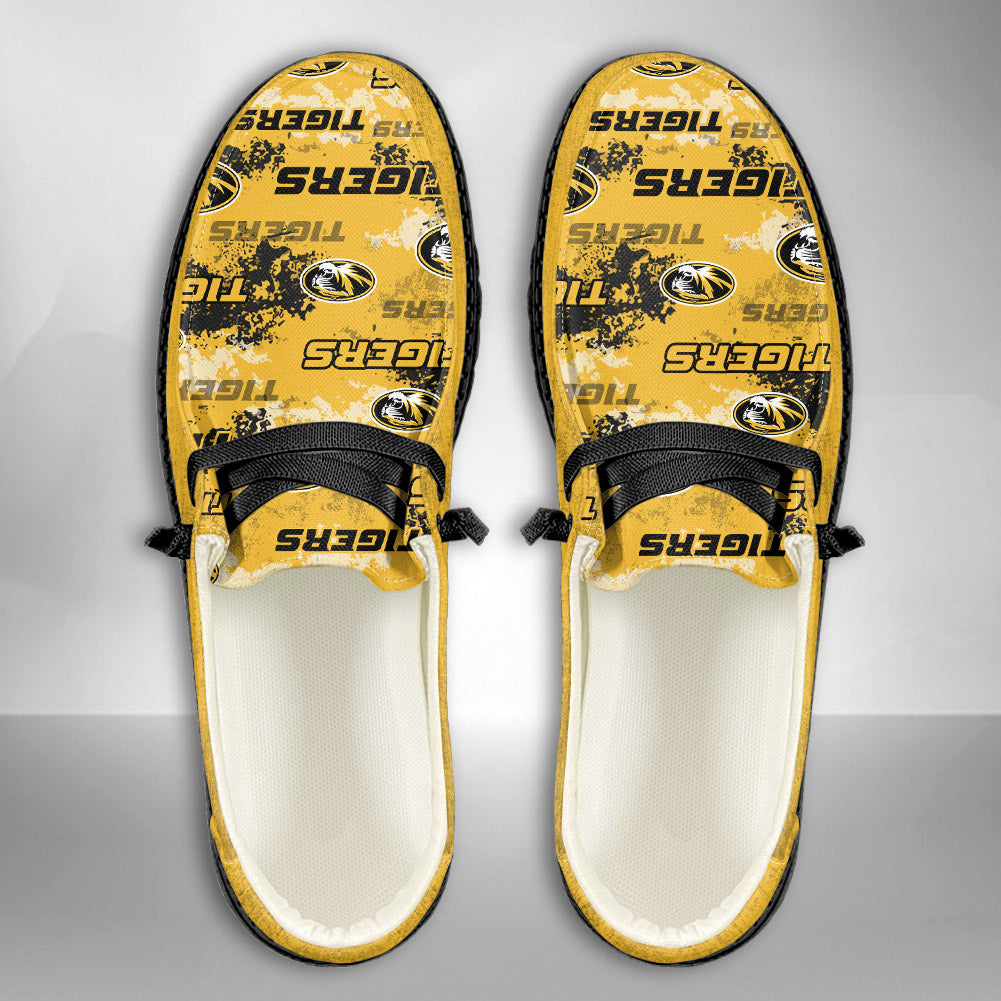NCAA Missouri Tigers Custom Name Hey Dude Shoes 05 M7