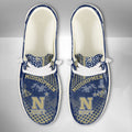 NCAA Navy Midshipmen Custom Name Hey Dude Shoes 03 M7