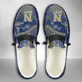 NCAA Navy Midshipmen Custom Name Hey Dude Shoes 03 M7
