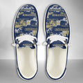 NCAA Navy Midshipmen Custom Name Hey Dude Shoes 05 M7