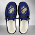 NCAA Navy Midshipmen Custom Name Hey Dude Shoes 10 M79