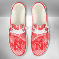NCAA Nebraska Cornhuskers Custom Name Hey Dude Shoes 03 M7