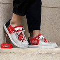 NCAA Nebraska Cornhuskers Custom Name Hey Dude Shoes 09 M79