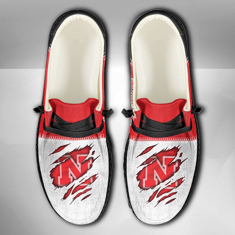 NCAA Nebraska Cornhuskers Custom Name Hey Dude Shoes 09 M79
