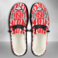 NCAA Nebraska Cornhuskers Custom Name Hey Dude Shoes 12 M79