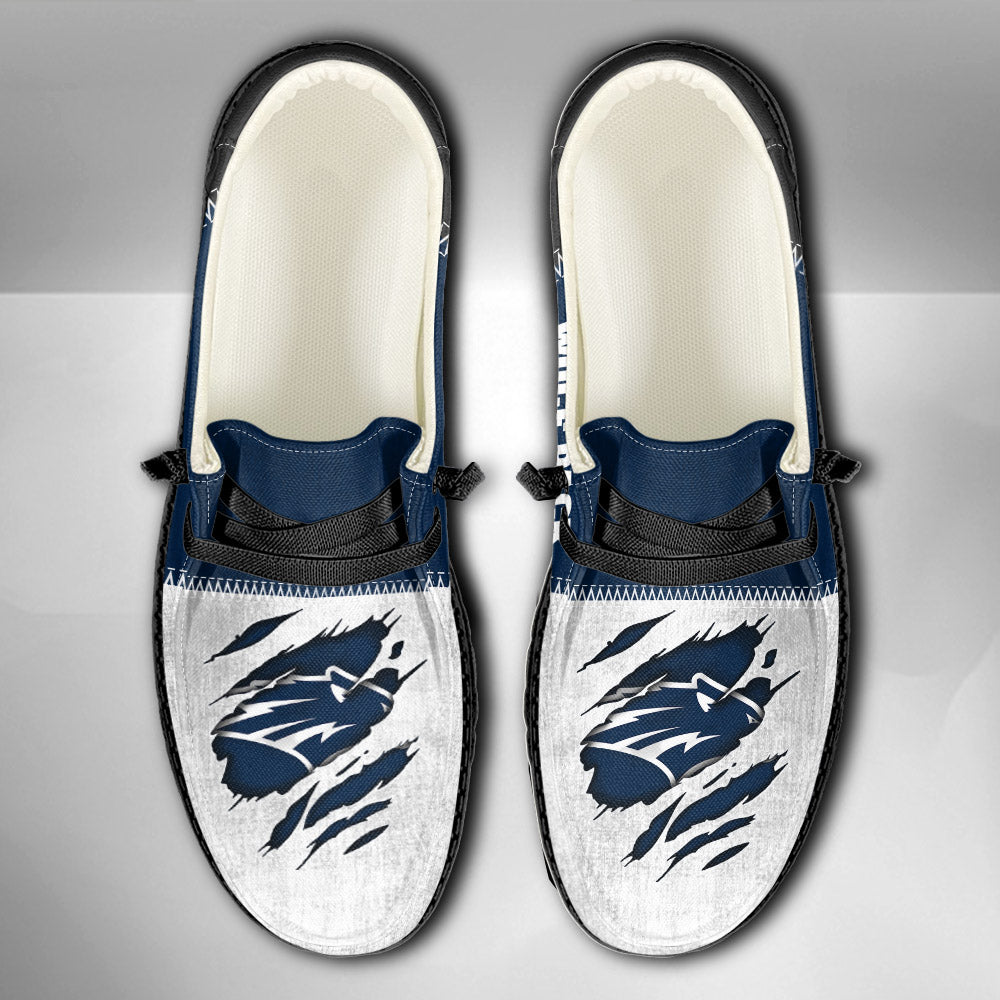 NCAA Nevada Wolf Pack Custom Name Hey Dude Shoes 09 M79
