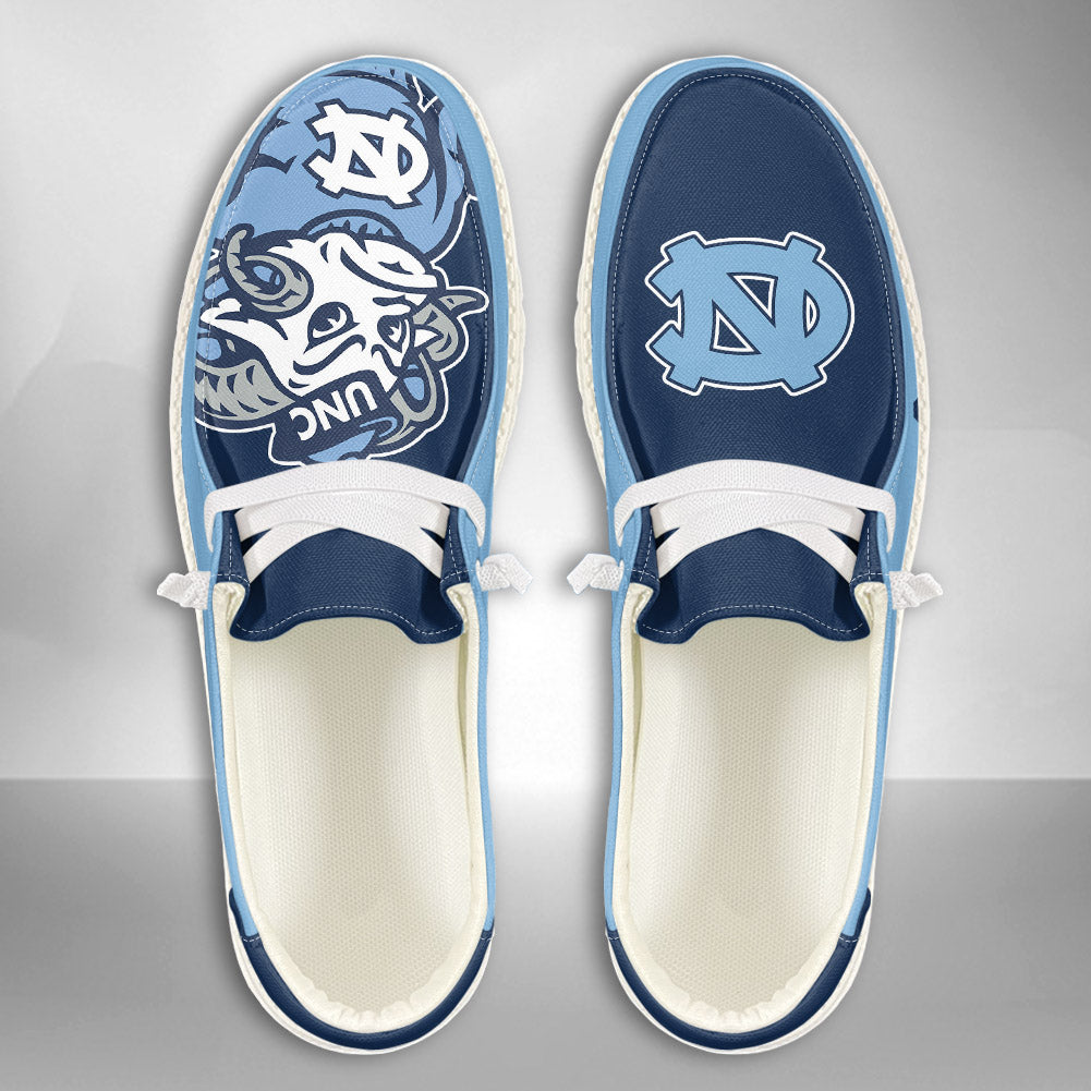 NCAA North Carolina Tar Heels - Custom Name Hey Dude Shoes 02