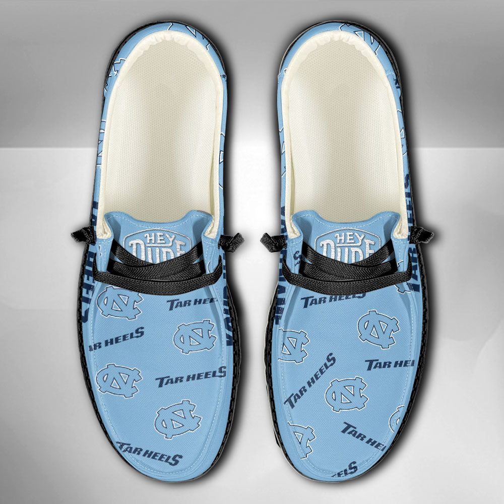 NCAA North Carolina Tar Heels - Custom Name Hey Dude Shoes X03